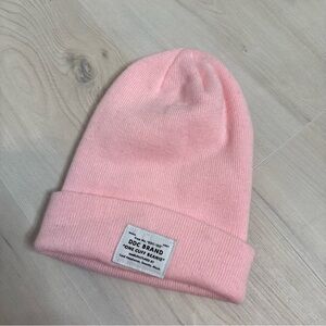 DDC Brand “One Cuff Beanie” light pink one size